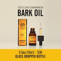 CEYLON CINNAMON BARK OIL - 15ML (0.5 OZ)