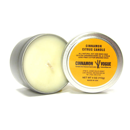 CEYLON CINNAMON CANDLE