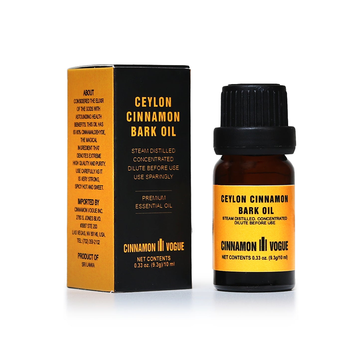 CEYLON CINNAMON BARK OIL - 10 ML