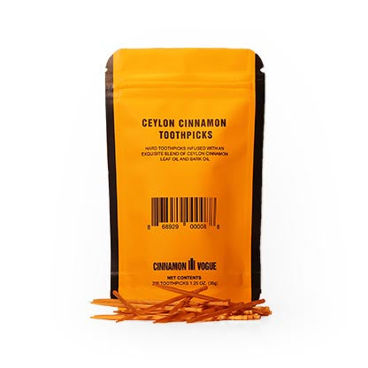CEYLON CINNAMON TOOTHPICKS