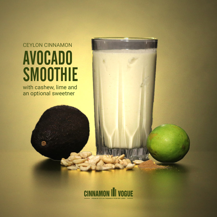 Cinnamon Avocado Smoothie