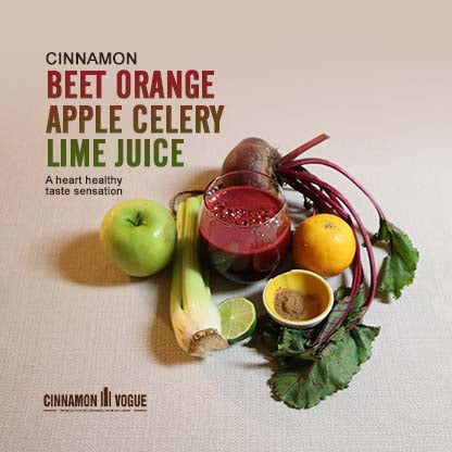 Cinnamon Beet Orange Apple Smoothie