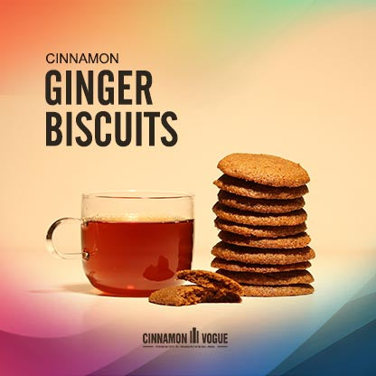 Cinnamon Ginger Tea Biscuits
