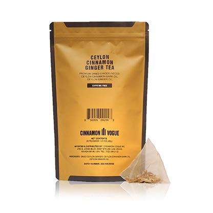 CEYLON CINNAMON GINGER TEA