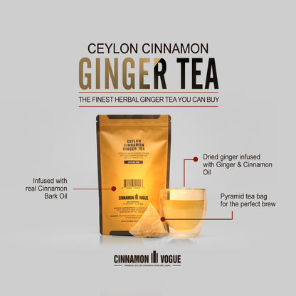 CEYLON CINNAMON GINGER TEA
