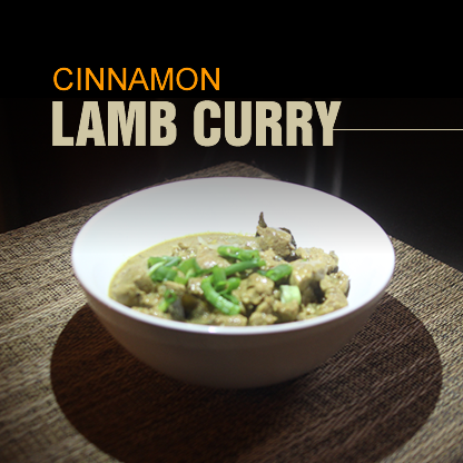 Cinnamon Lamb Curry