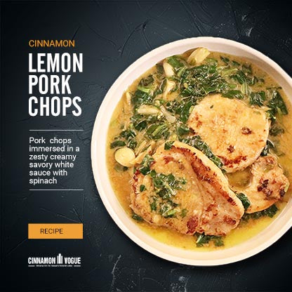 Creamy Cinnamon Pork Chops