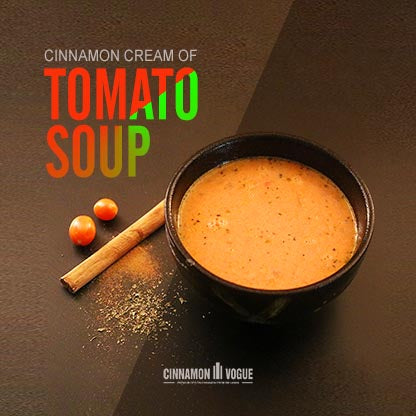 Cinnamon Cream of Tomato Soup
