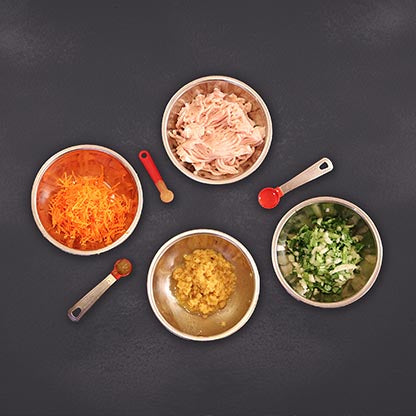 Chicken Lentil Bok Choy Dog Recipe