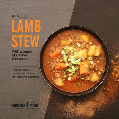 Cinnamon Minced Lamb Stew